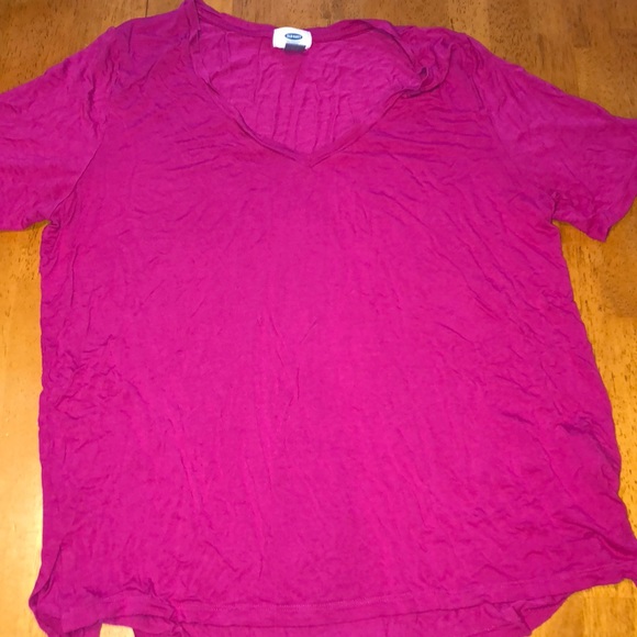 Purple/pink v-neck - Picture 1 of 3